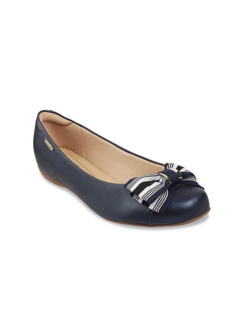 

MODARE Women Navy Blue Solid Ballerinas