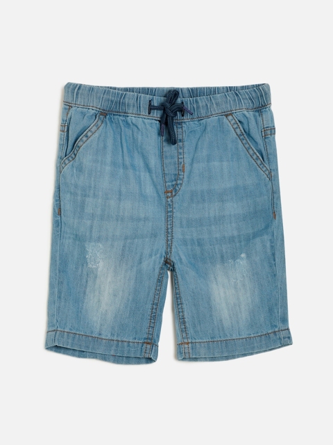 

Aomi Boys Blue Washed Regular Fit Denim Shorts