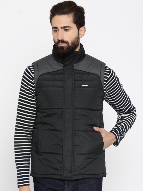 

HARVARD Black Padded Sleeveless Jacket