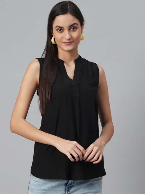 

Marks & Spencer Women Black Solid Top