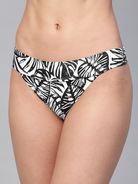 

Marks & Spencer Women Black & White Printed Swim Bottom T523829F