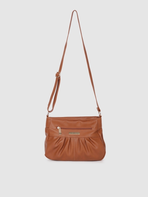 

DressBerry Tan Brown Solid Sling Bag