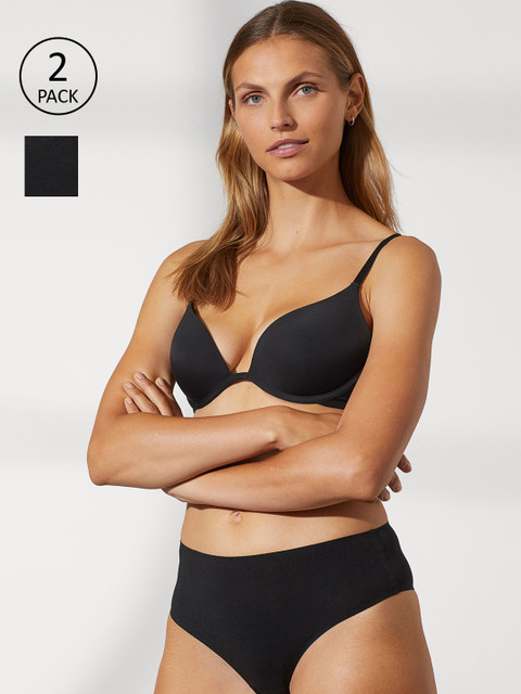 

H&M Black 2-Pack Brazilian Briefs 1size