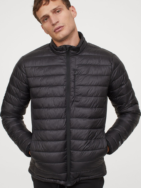 

H&M Men Black Track Puffer Jacket