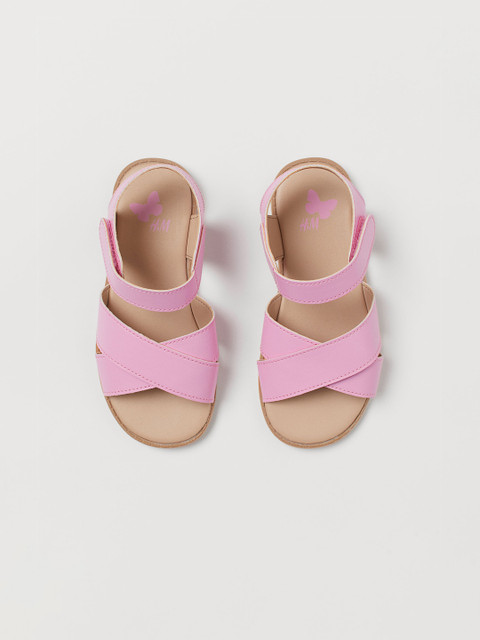 

H&M Girls Pink Solid Sandals