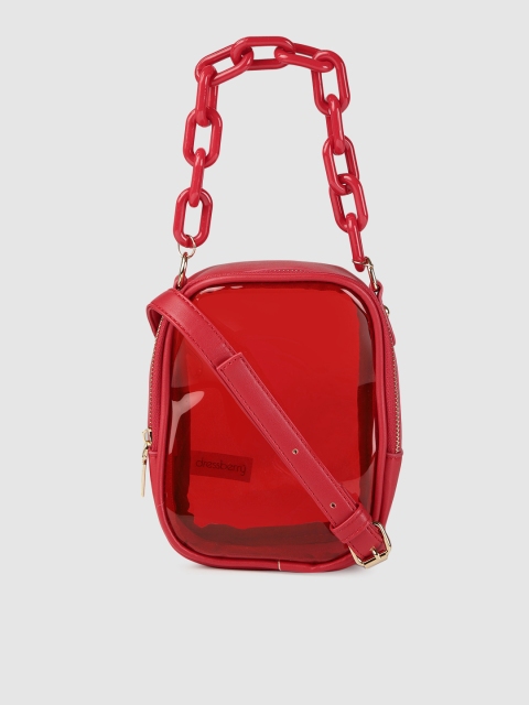 

DressBerry Red Solid Sling Bag