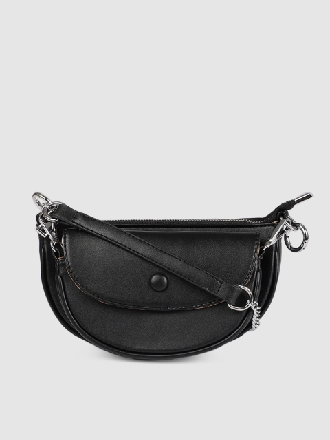 

DressBerry Black Solid Sling Bag