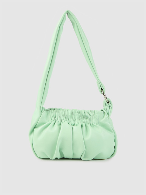 

DressBerry Green Solid Shoulder Bag