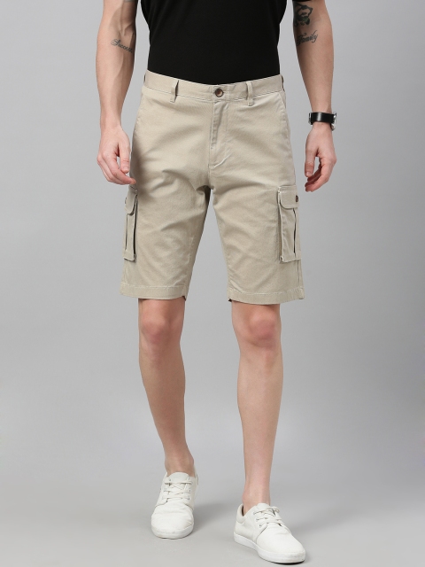 

Louis Philippe Sport Men Khaki Slim Fit Solid Regular Shorts