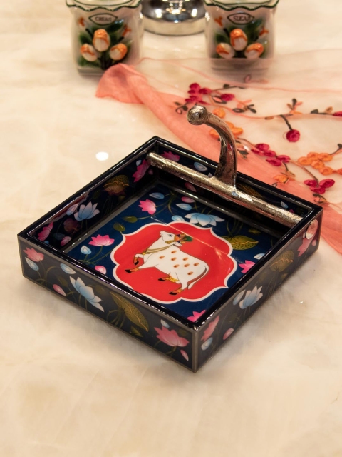 

Tistabene Panchranga Blue Designer Tissue Holder