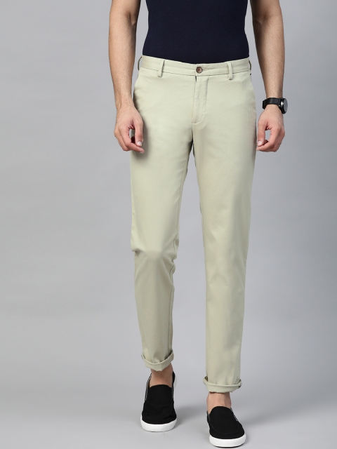 

Louis Philippe Sport Men Green Slim Fit Solid Regular Trousers