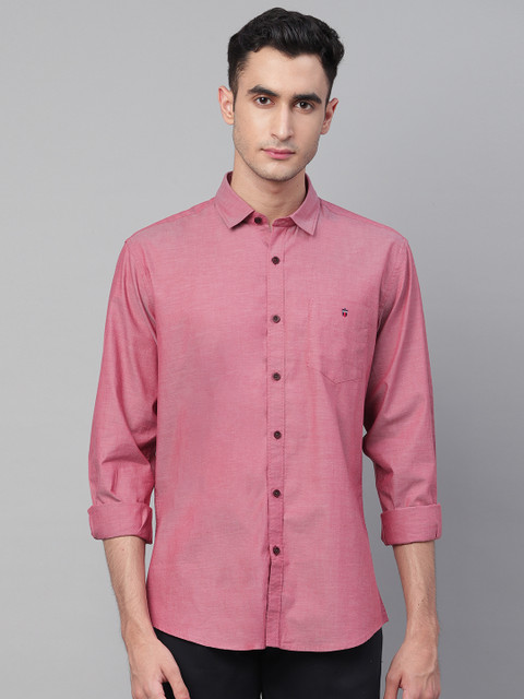 

Louis Philippe Sport Men Pink Slim Fit Solid Casual Shirt