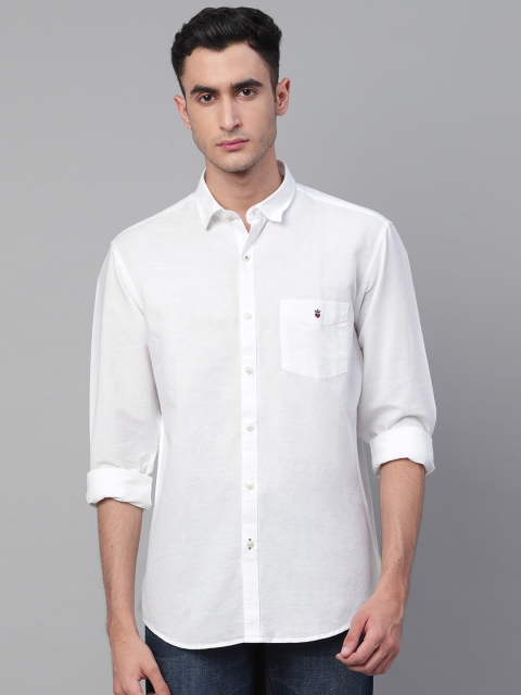 

Louis Philippe Sport Men White Slim Fit Solid Casual Shirt
