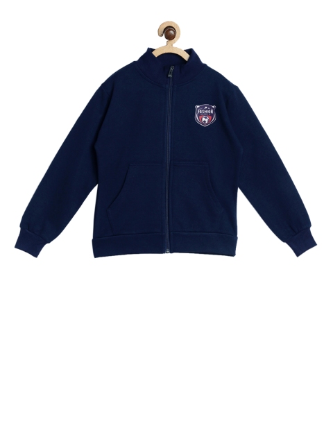 

SWEET ANGEL Boys Navy Blue Solid Sweatshirt