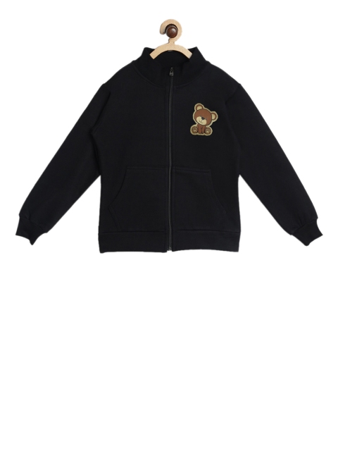 

SWEET ANGEL Boys Black Solid Sweatshirt