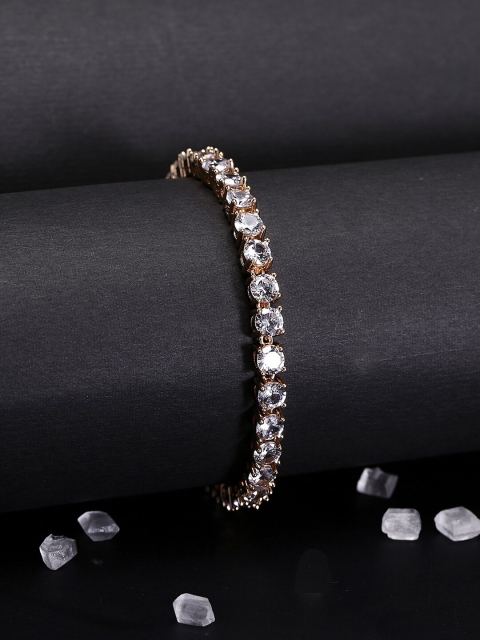 

Yellow Chimes Alloy Gold-Plated Link Bracelet