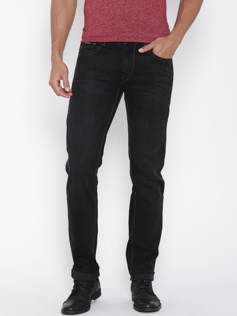 

Flying Machine Black Prince Fit Stretchable Jeans