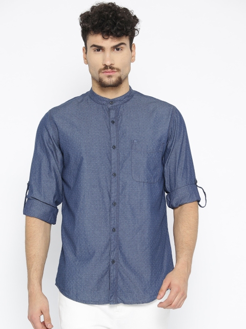 

Pepe Jeans Navy Semi Fit Casual Shirt, Navy blue