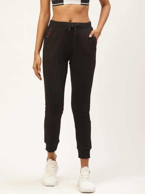 

Sweet Dreams Women Black Solid Slim Fit Joggers