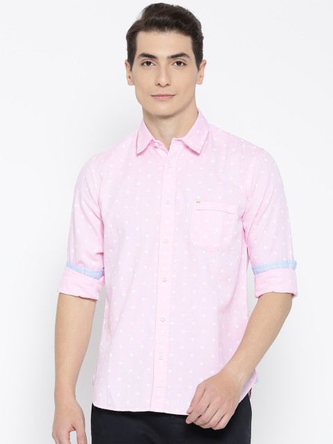 

Pepe Jeans Pink Printed Semi Fit Casual Shirt