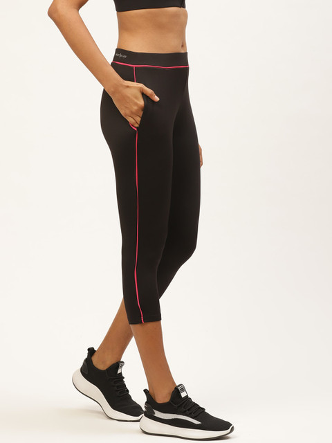 

Sweet Dreams Women Black Solid Slim Fit Capris