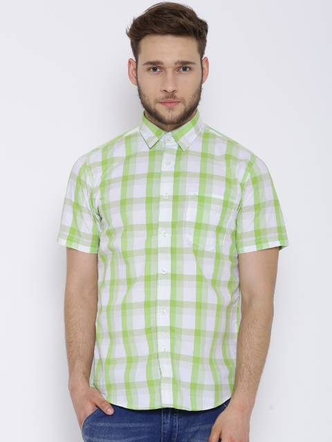 

Pepe Jeans Lime Green Checked Semi Fit Casual Shirt