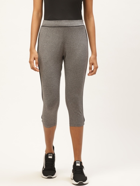 

Sweet Dreams Women Charcoal Grey Solid Slim Fit Capris