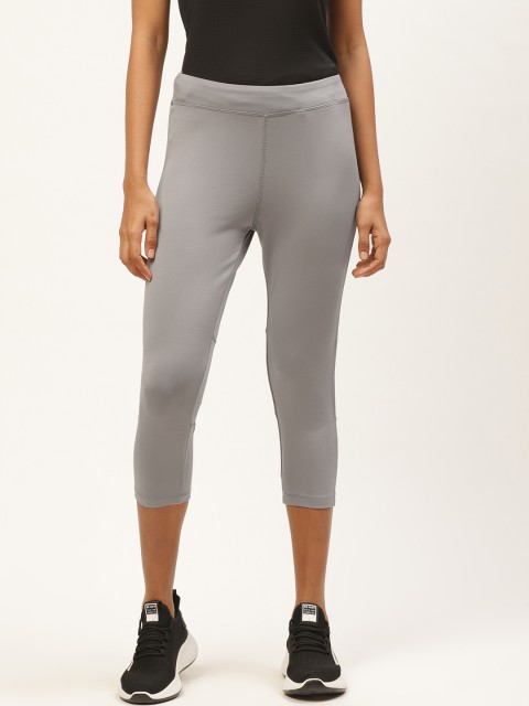 

Sweet Dreams Women Grey Solid 3/4th Tights