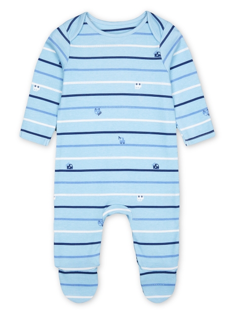 

mothercare Infant Boys Blue Printed Sleepsuit