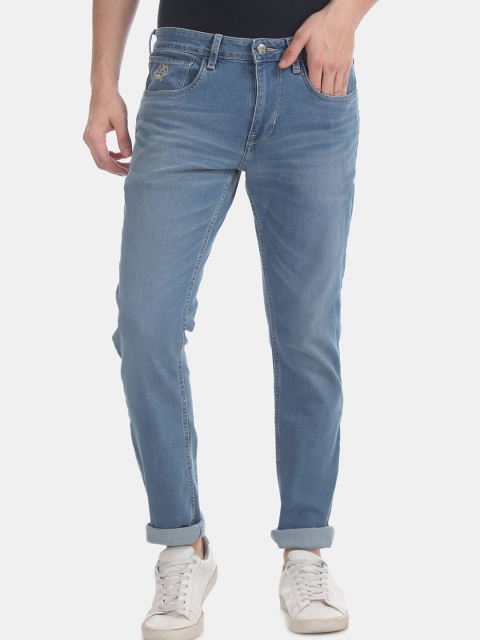 

U.S. Polo Assn. Men Blue Slim Fit Mid-Rise Clean Look Jeans