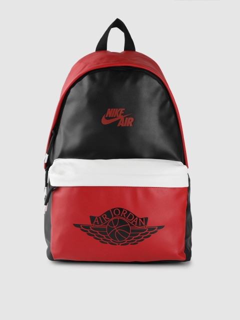 

Jordan Kids Black & Red AJ1 Brand Logo Laptop Backpack
