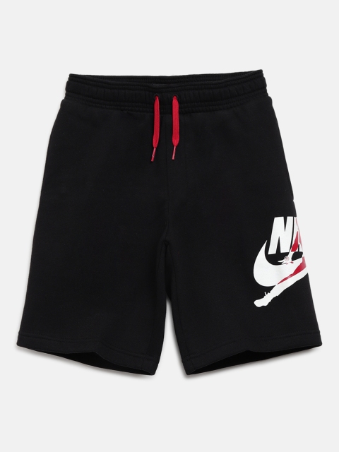 

Jordan Boys Black Printed Detail Jumpman Classics Sports Shorts