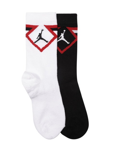 

Jordan Kids Pack of 2 Above Ankle Length Cushioned Socks, Black