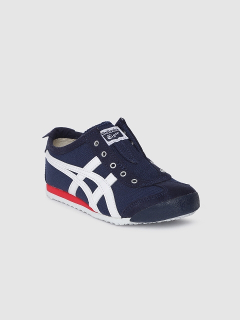 

Onitsuka Tiger Kids Navy Blue Solid Mexico 66 PS Slip-On Sneakers