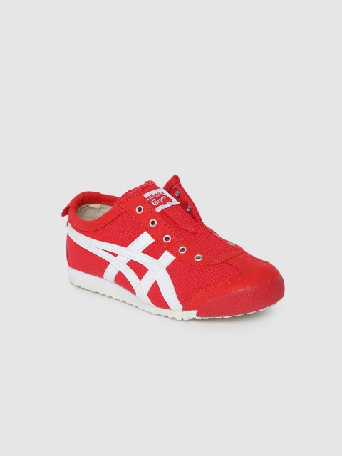 

Onitsuka Tiger Kids Red Solid Mexico 66 Slip-On Sneakers