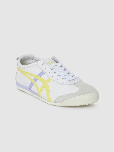 

Onitsuka Tiger Women White Mexico 66 Leather Sneakers