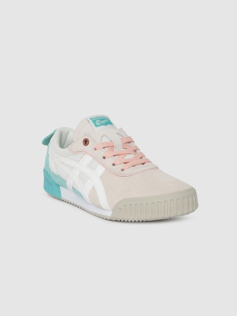 

Onitsuka Tiger Women Off-White & Pink Delegation-F Sneakers