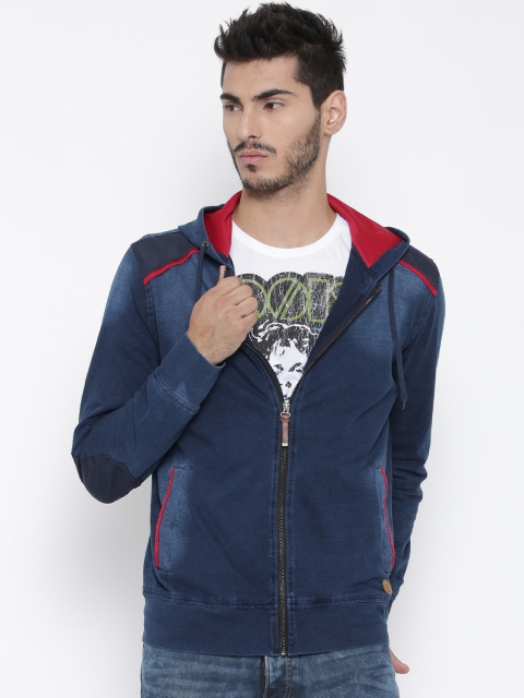 

Kook N Keech Blue Washed Hooded Sweatshirt
