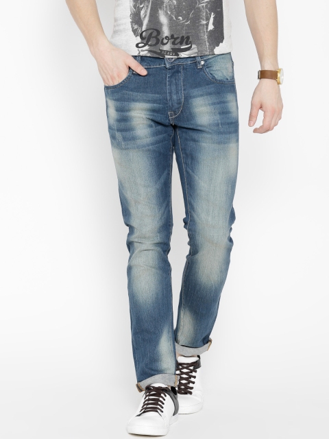 

Flying Machine Blue Washed Michael Fit Stretchable Jeans
