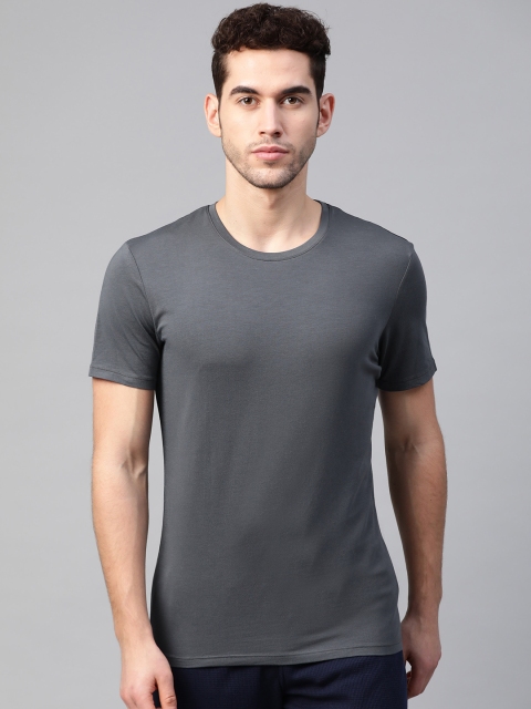 

Marks & Spencer Men Charcoal Grey Innerwear Vest T141600APEWTER