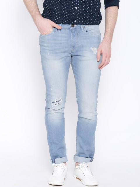 

Flying Machine Blue Washed Jackson Fit Stretchable Jeans