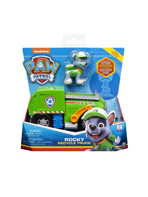 

PAW PATROL Kids Green & Grey True Diecast Rocky Recy Truck