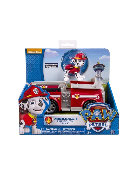 

PAW PATROL Kids Red & Grey Marshall's Fire Fightin Truck