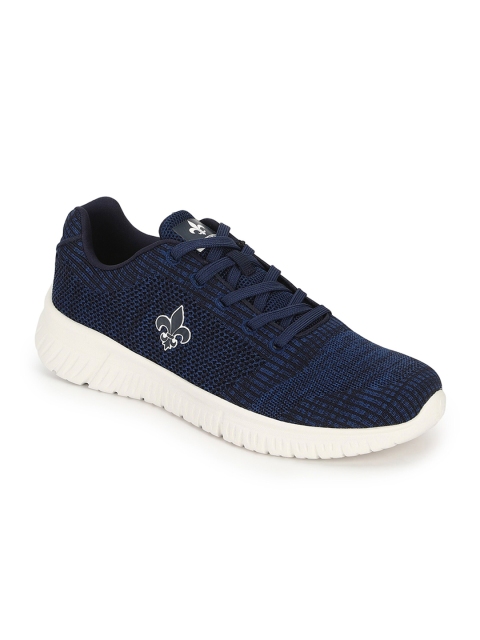 

Bond Street By Red Tape Men Navy Blue Woven Design Walking Shoes
