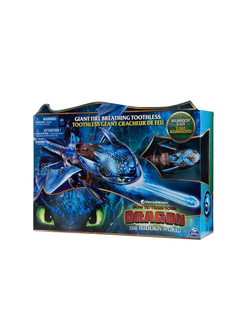 

HOW TO TRAIN YOUR DRAGON Kids Blue & Black Dragon Fire Toy