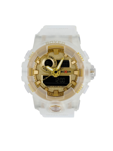 

BOXER Men Black & Copper-Toned Analogue and Digital Watch BD00168i