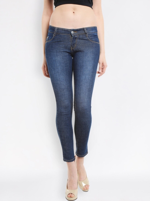 

fungus Women Blue Slim Fit High-Rise Clean Look Stretchable Jeans