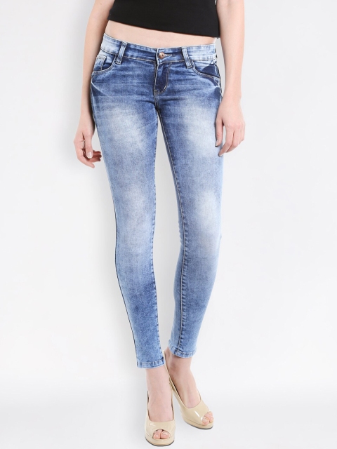 

fungus Women Blue Slim Fit Mid-Rise Clean Look Stretchable Jeans