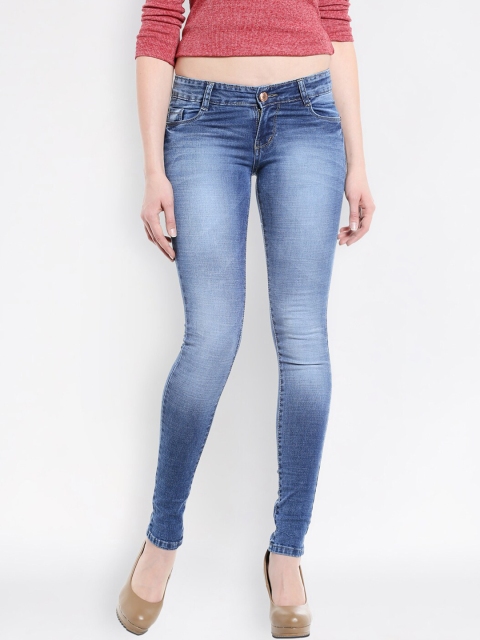 

fungus Women Blue Slim Fit Mid-Rise Clean Look Stretchable Jeans