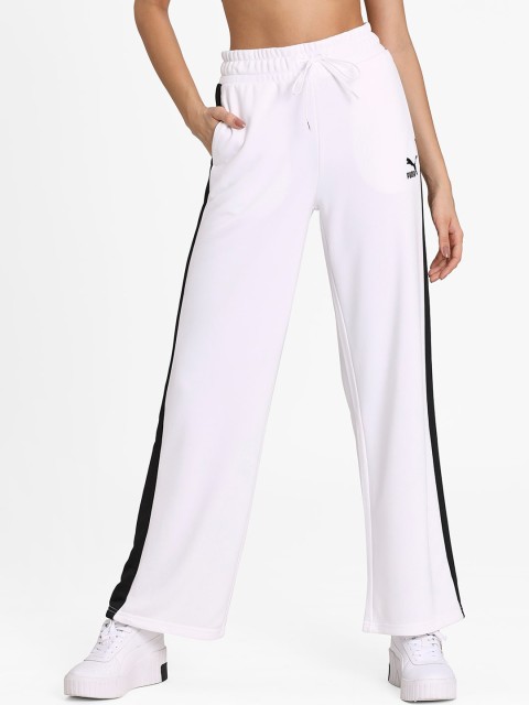 

Puma Women White Classics Wide Leg Pants